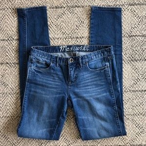 Madewell jeans. Size 27/34. Skinny. Perfect condt.